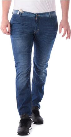 Daniele Alessandrini Slim-fit Denim Jeans - Heren - Slim Fit Jeans - Blauw - W30 - Denim - Jeans