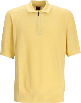 BOSS Polo a maniche corte - Giallo