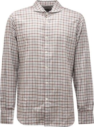 Eleventy Casual Shirts, male, Multicolor, L, Firstclass Shirt