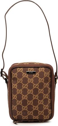 Gucci Pre-owned Gucci Mini GG Canvas Double Zip Crossbody Ladies 79LDBUIMPBE7KJH4