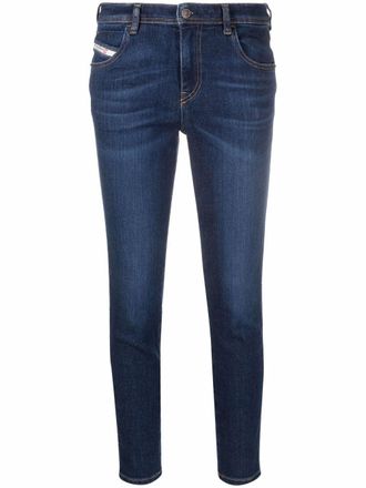 Diesel slim-cut denim jeans - women - Cotton/Polyester/Spandex/Elastane - 30/32 - Blue