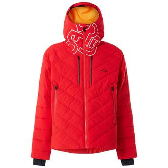 Oakley Great Scott Insulated 2L 15K Zip Up Mens Red Jacket 412781 43A Nylon - Size X-Large