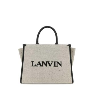 Lanvin Two-tone Canvas Small In & Out Shopping Bag