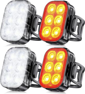 OEM Luz Ultradelgada Recargable Por Usb Con Carga R&aacute;pida De 1,5 Horas, Resistente Al Agua Ip65, Potente Led Para Ciclismo Nocturno, Luz Para Bicicletas De