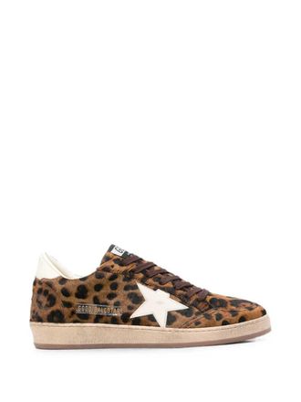Golden Goose Scarpe da ginnastica con stampa leopardata Golden Goose Ball Star