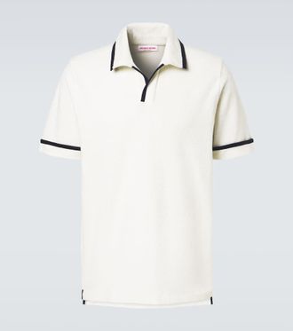 Orlebar Brown Polo Ellery in spugna di cotone