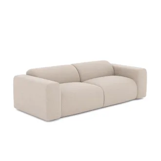 Sia Home Sof&aacute; 3 plazas tejido de trama beige