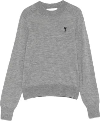 Ami (WMNS) AMI Knitwear Grey FKS867-KN0039-0504