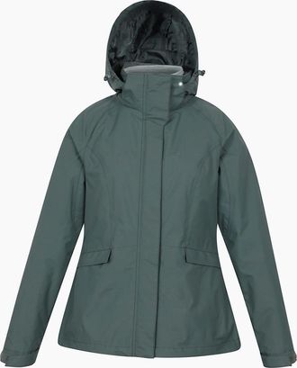 Mountain Warehouse Womens Mountain Warehouse Womens/Ladies Thunderstorm II 3 in 1 Waterproof Jacket - Green - Size: 18