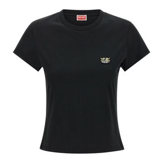 Kenzo Dames, Tops, Zwart, Maat: XS Katoen
