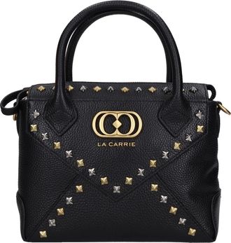 La Carrie Tassen, Dames, Zwart, ONE Size, Leer, Frivolous Handtas