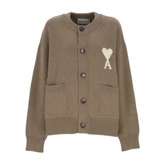 Ami Cardigans, male, Beige, Size: XS ADC Cardigan