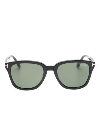 Tom Ford Eyewear Occhiali da sole Graydon con montatura geometrica - Nero