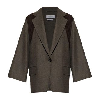 Max Mara Abrigo de Lana Fenice - Jackets - Mujer - Gris - S
