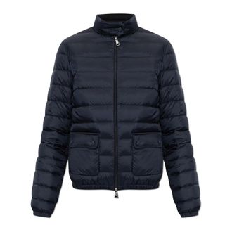 Moncler Down Jackets, female, Black, Size: XS Quilted Hooded Cardigan