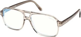 Tom Ford Ft 6058B 051 Optical Frame - Heren - Brillen - Grijs - 58 MM - Accessoires