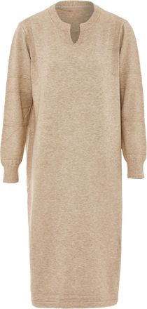 Risa Gebreide jurk Dames beige