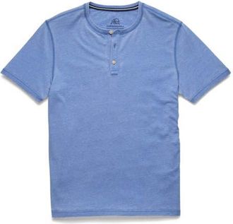 Surfside Supply Co. Sean Burnout Henley in Wedgewood Blue at Nordstrom, Size Xx-Large S