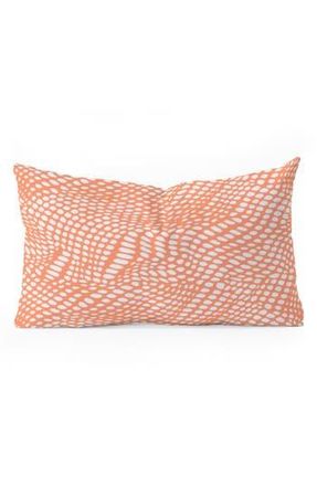 Deny Designs Wagner Campelo Dune Dots Lumbar Throw Pillow in Orange at Nordstrom Rack
