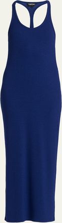 Tom Ford Ribbed Knit Racerback Midi Tank Dress
