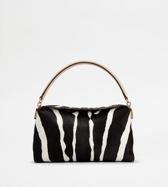 Tod's Tods T Case Shoulder Bag in Pony Effect Leather Mini