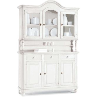 Milani Home KYLIE - credenza con vetrina in legno massello