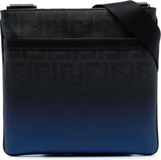 Fendi Pre-owned Shoulder Bags, female, Black, Size: ONE SIZE Pre-owned Leather Crossbody Bag