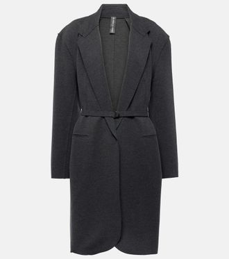 Norma Kamali Cappotto oversize in misto cotone