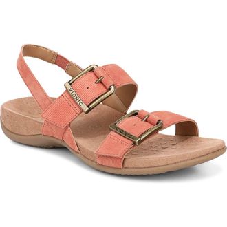 Vionic Reese Sandal in Apricot Brandy at Nordstrom, Size 8.5