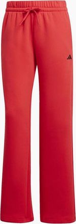 adidas Womens Sl FC Solid Patterned Sweatpants - Red - Size: 14/30in
