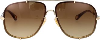 Chlo&eacute; Aviator Sunglasses Ch0348 S 003
