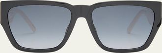 Marc Jacobs J Marc Logo Square Plastic Sunglasses