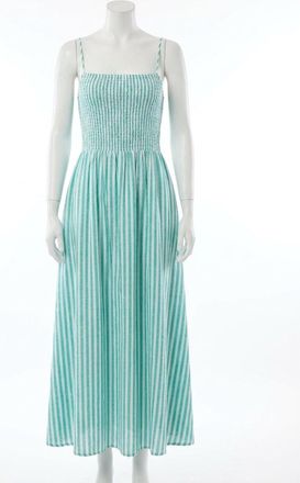 Z Supply Bayside Striped Midi Dress In La Palma