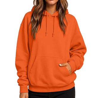 Generic Hoodies For Women Uk Oversized Sweatshirts Fleece Hoodies Hooded With Pocket Tops Sweaters Casual Sweatshirt 2025 Trendy Loose Long Sleeve Fall Winter