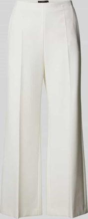 Windsor Slim Fit Stoffhose mit Bügelfalten in Offwhite, Größe 40