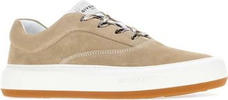 Givenchy Mens Beige Suede New City Sneakers