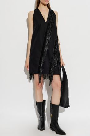 Sportmax Galosce Dress, Womens, Black