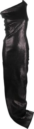 Rick Owens Athena Dress - Dames - Feestkleedjes - Blauw - M - Katoen - Kleedjes