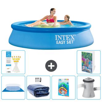 Intex Piscina Easy Set Redonda - 244x61 Cm - 7-piezas S46