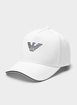 Emporio Armani Mens Logo patch baseball cap