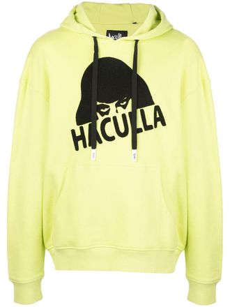 Haculla Gloss drop shoulder hoodie - men - Cotton - M - Green