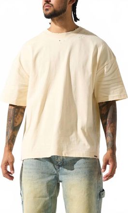 Serenede Four Corners Cotton T-Shirt In Butter Yellow
