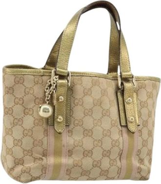 Gucci Pre-owned Mini Bags, female, Beige, Size: ONE SIZE Pre-owned Vintage Mini Hand Bag