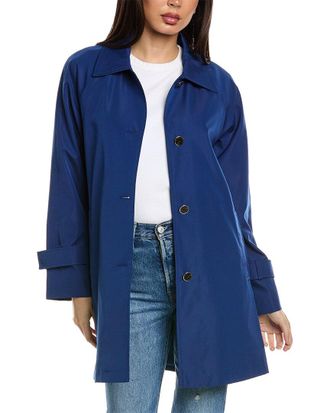 Via Spiga Button Back Coat