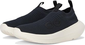 Oofos Oomy Zen Womens Shoes Chalk/Black : 11.5 M, Textile