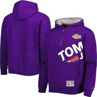Tommy Jeans Mens Tommy Jeans Purple Los Angeles Lakers Bernard Half-Zip Hoodie at Nordstrom, Size X-Large