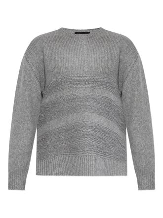 Fabiana Filippi mélange-effect jumper - women - Camel Hair - 42 - Grey