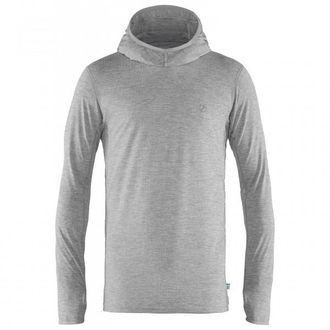 Fj&auml;llr&auml;ven Abisko Sun-Hoodie Funktionsshirt f&uuml;r Herren | grau