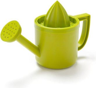 OEM Exprimidor Manual Original Con Forma De Regadera, De Pl&aacute;stico Verde, Para Zumo De Lim&oacute;n O C&iacute;tricos, Con Tapa Abatible Para Su Almacenamiento
