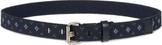 Etro embroidered cotton belt - men - Cotton/Polyester/Cotton - 105 - Blue